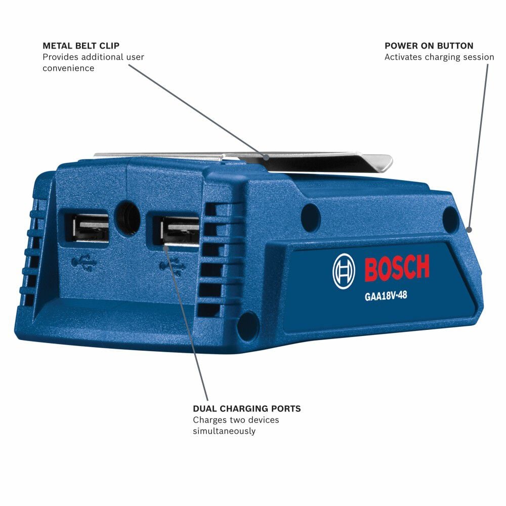 Bosch 18V USB Portable Power Adapter, large image number 2