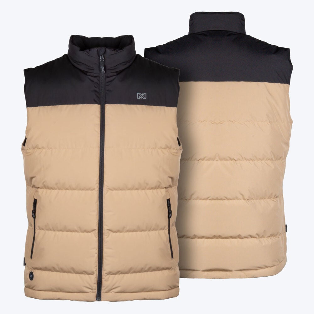 Mobile Warming Mens Crest 2.0 Down Heated Vest Kit Black Size Large - MWMV65710425
