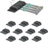 Stealthmounts TPE Drawer Hive Precision Screwdriver Holder, Black, 10 Pieces, small image number 1