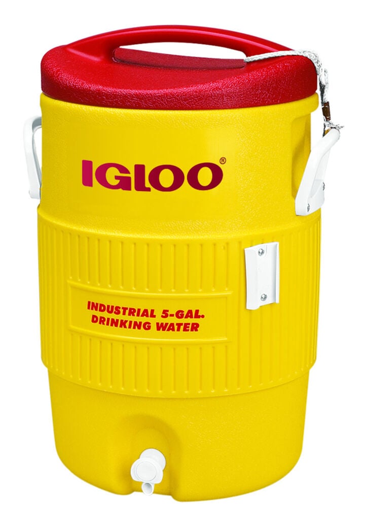Igloo 5 Gallon Water Cooler Plastic Portable, large image number 1