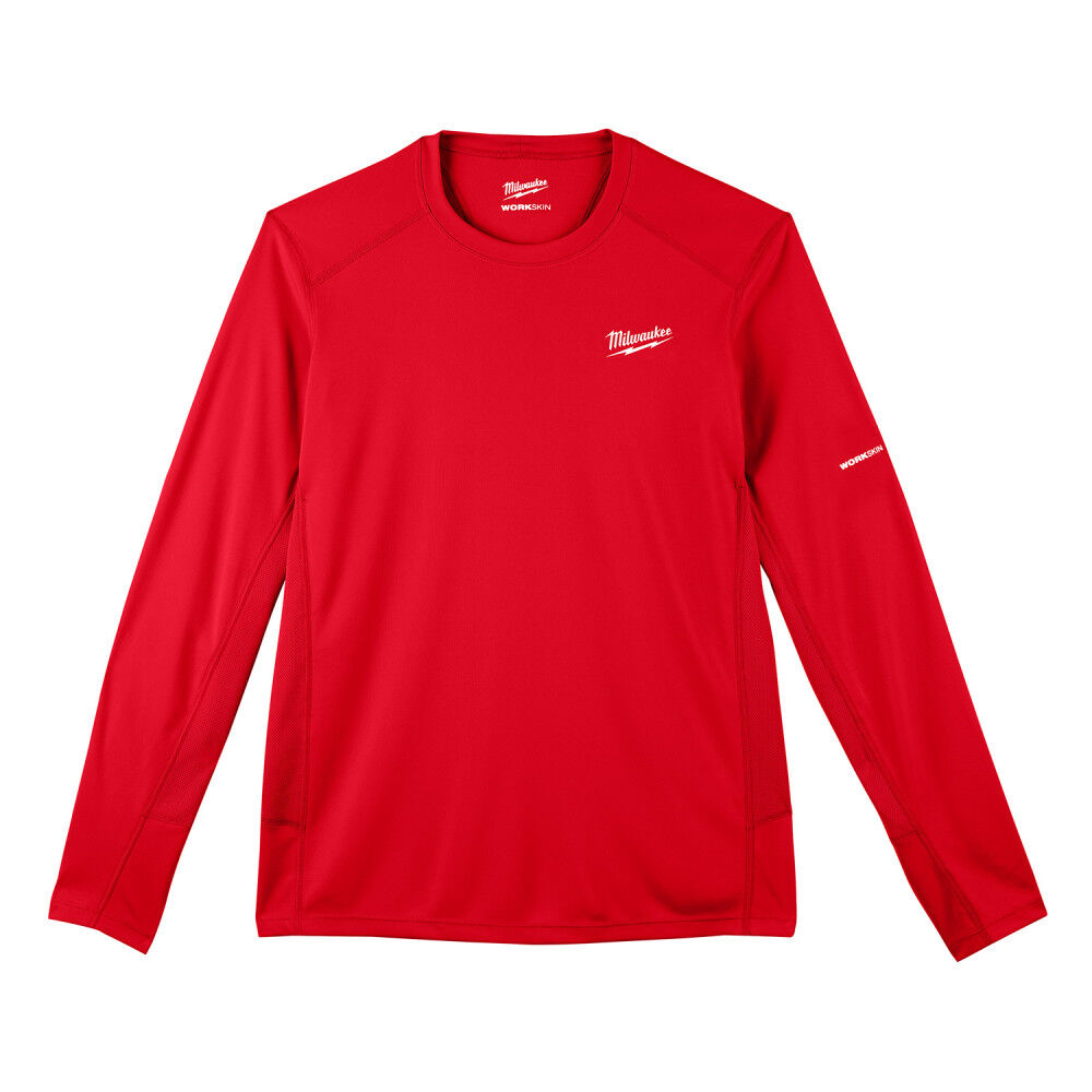Milwaukee Workskin Lightweight Performance Shirt Long Sleeve Shirt Red Size 2XL – 415R-2X