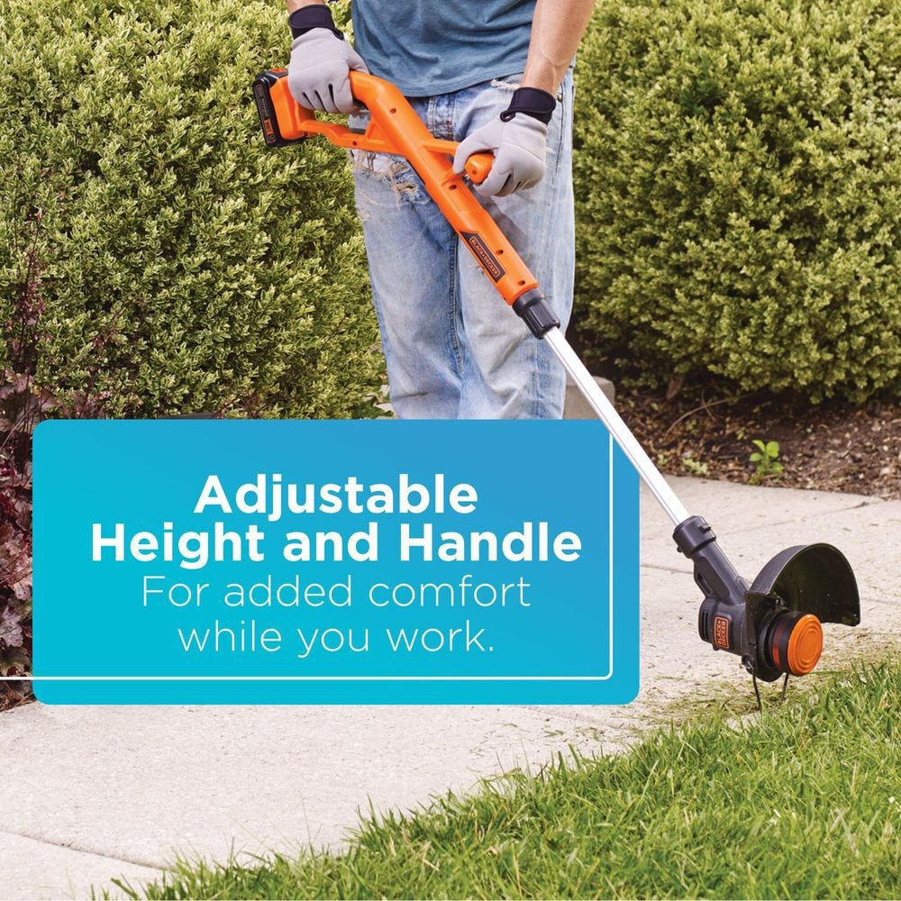 Black and Decker 20V MAX Lithium 10 Inch String Trimmer / Edger, large image number 5