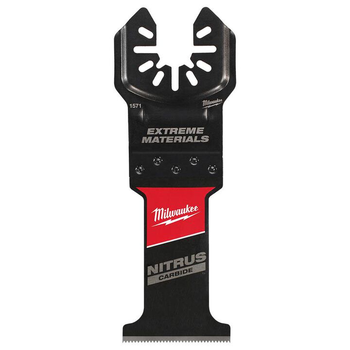 Milwaukee NITRUS CARBIDE Extreme Materials Universal Fit OPEN-LOK Multi-Tool Blade 10pk