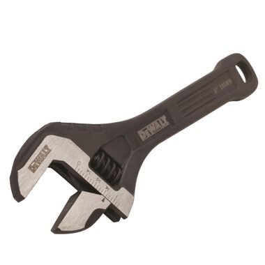 DEWALT 8 In. All-Steel Adjustable Wrench, large image number 2
