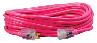 Southwire High Visibility Extension Cord Lighted End 50' 12/3 SJTW