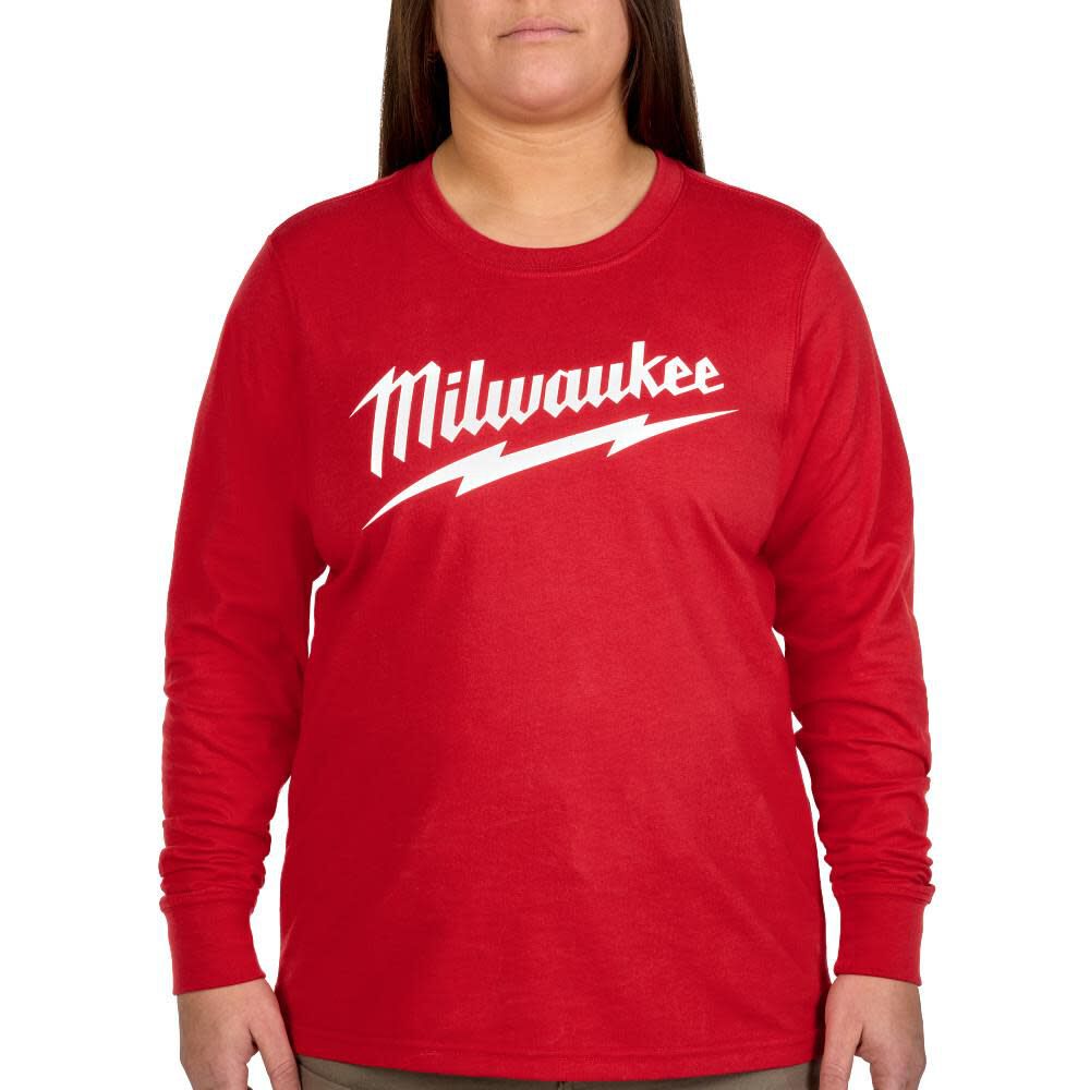 Milwaukee Women's GRIDIRON Logo Tee - Long Sleeve, large image number 4