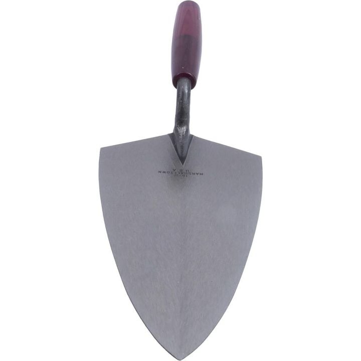 Marshalltown 12 Inch x 6 Inch Steel Blade Brick Trowel with Plastic Handle, large image number 1