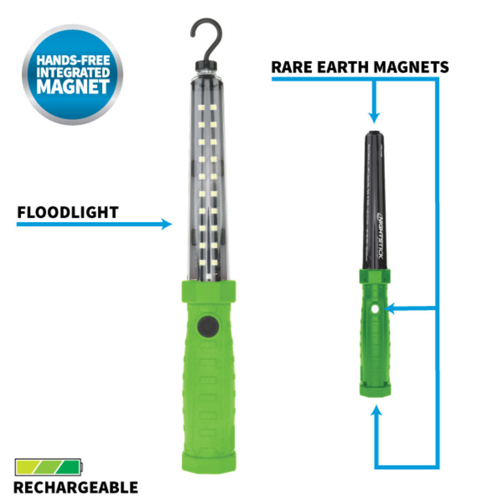 Nightstick Rechargeable LED Work Light Green, large image number 4
