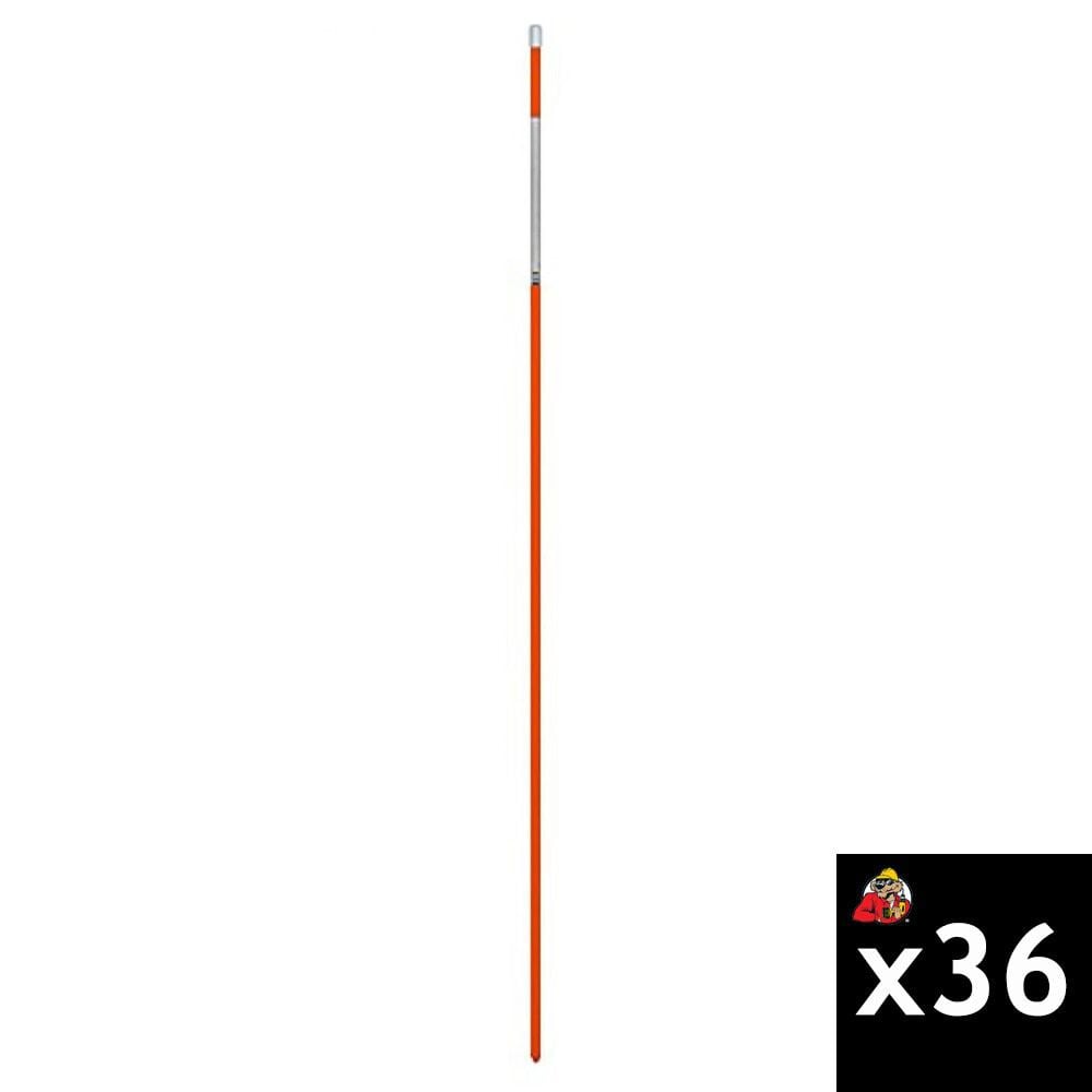 Fiberglass Innovations 48 In. Orange Driveway Marker with White Tape 36 Pieces, large image number 1