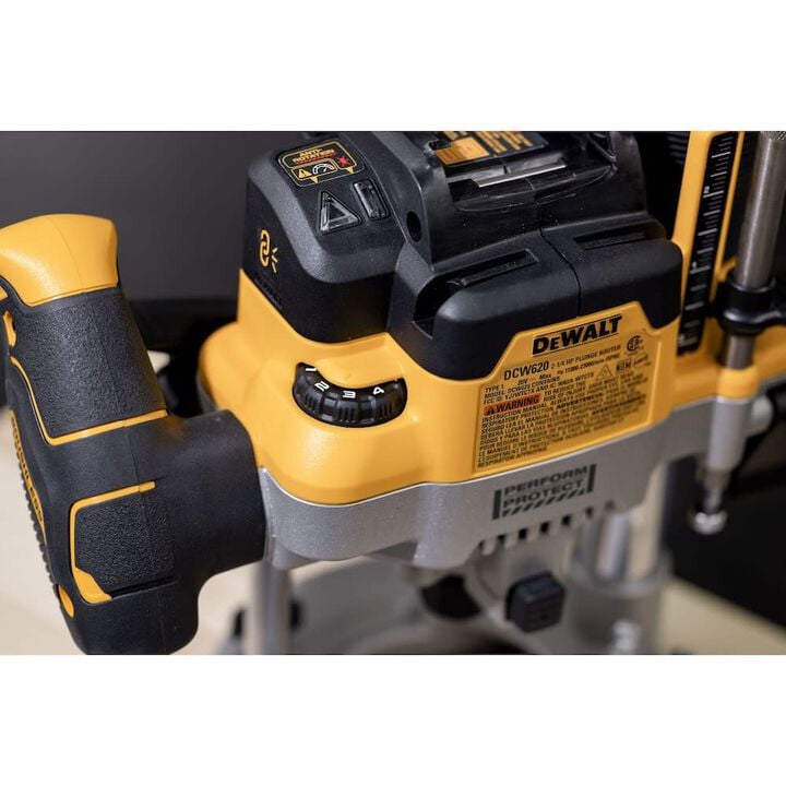 DEWALT 20V MAX Cordless Plunge Router & Li-Ion 5Ah Starter Kit Bundle, large image number 5