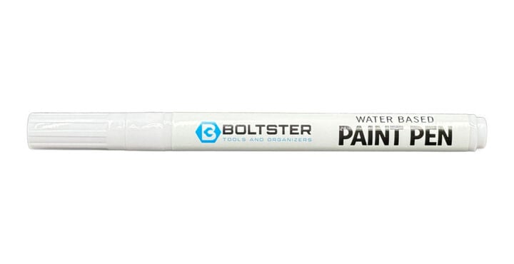 Boltster Water-Based Organizer Paint Pen White