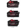 Milwaukee M18 REDLITHIUM FORGE 18V 6Ah/8Ah/12Ah Lithium Ion Power Tool Battery Pack with Fuel Indicator (3 Pack), small image number 2