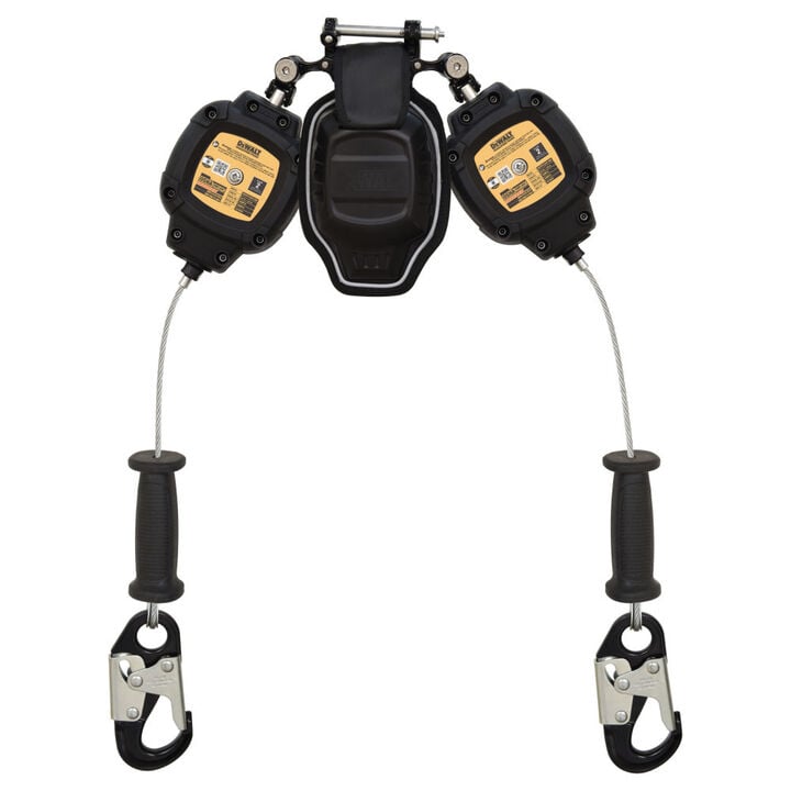 DEWALT D200P 8-1/2 Foot Personal Self Retracting Lifeline with Aluminum Snap Hook