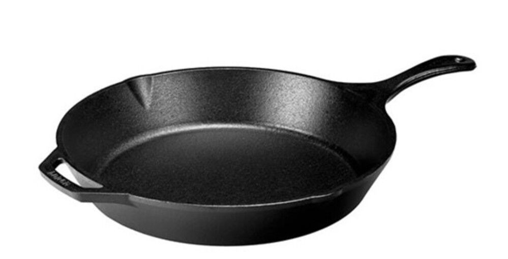 Lodge Cast Iron 13.25 Inch Black Cast Iron Seasoned Skillet, large image number 1