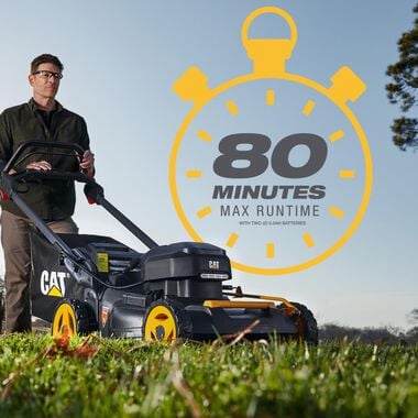 CAT DG671 60V 21in Self-Propelled Brushless Lawn Mower Kit, large image number 2