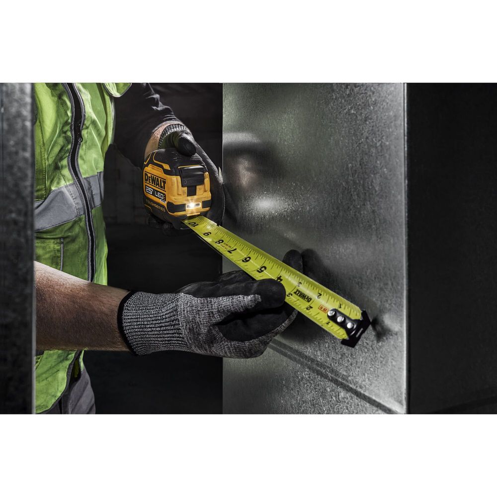 DEWALT 25' Lighted LED Tape Measure, large image number 11
