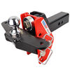 Shocker Hitch Impact 14K 2.5 Inch Cushion Hitch & Raised Sway Bar Tab Ball Mount 2 Inch Hitch Balls, small image number 1