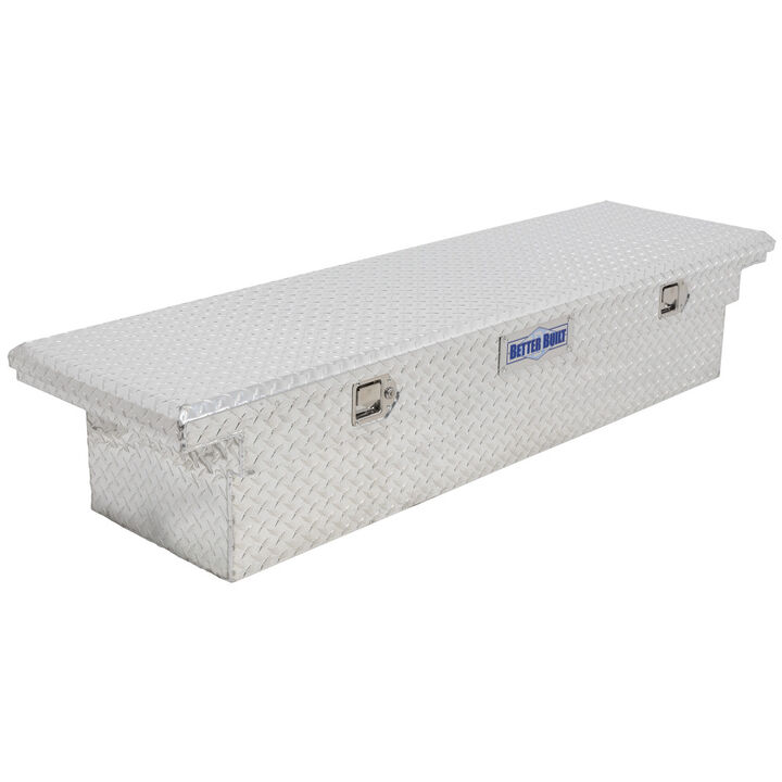 Better Built 69in Saddle Truck Box Low-Profile Brite Aluminum