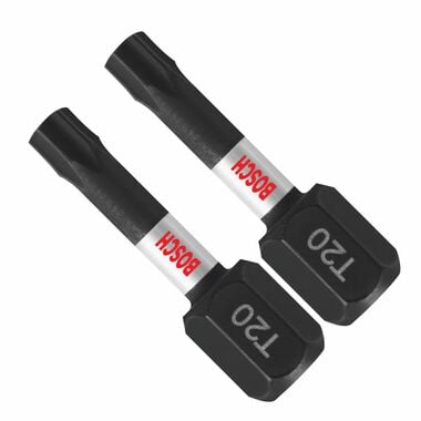 Bosch Impact Tough 1 Inch Torx #20 Insert Bits 2 Piece