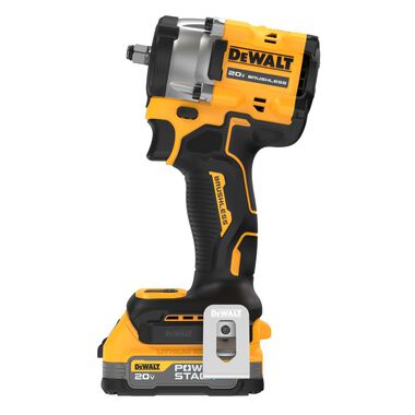 DEWALT 20V MAX 3/8in Compact Impact Wrench & POWERSTACK Compact Battery, large image number 2