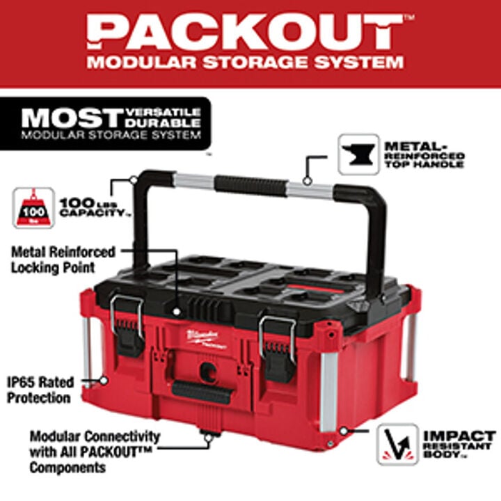 Milwaukee PACKOUT 3pc Rolling Drawer Bundle, large image number 2