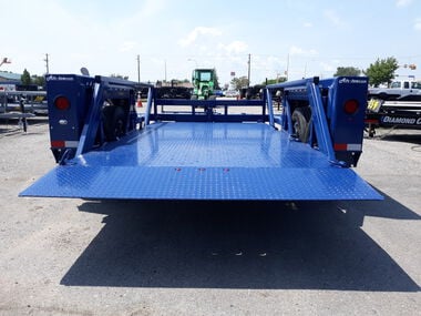 Air-Tow Trailers 14 Ft. Drop Deck Flatbed Trailer 75 Inch Deck Width - 12000# Capacity, large image number 5