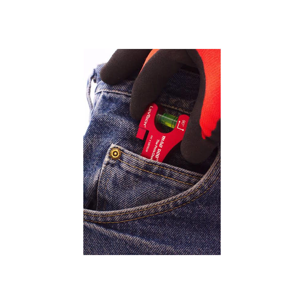 LevTech Mag Dog Red Electrician's One Conduit Level, large image number 8