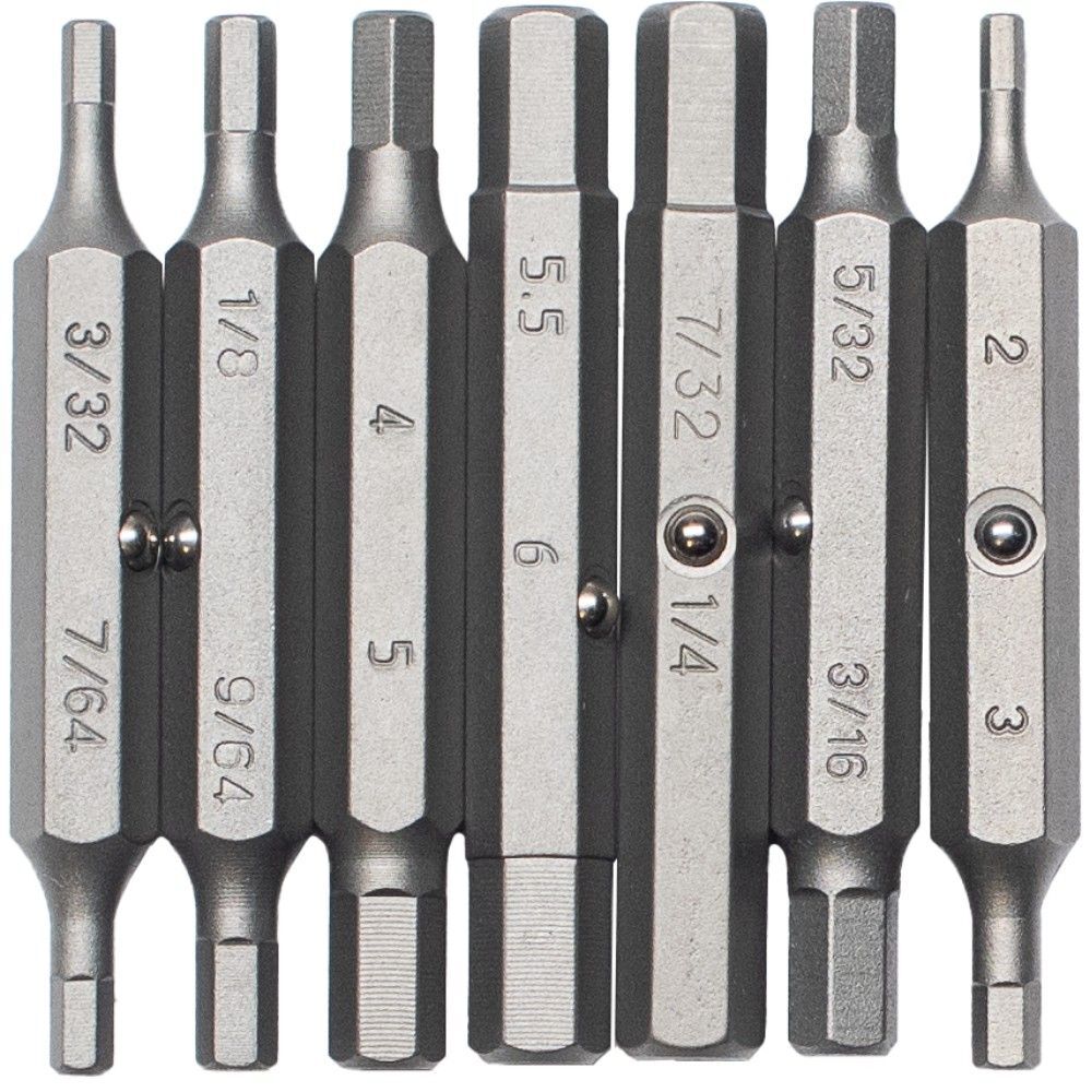 Megapro Replacement Bit Set for Hex 15-in-1 Multi-Bit Screwdriver -7/Pack, large image number 2