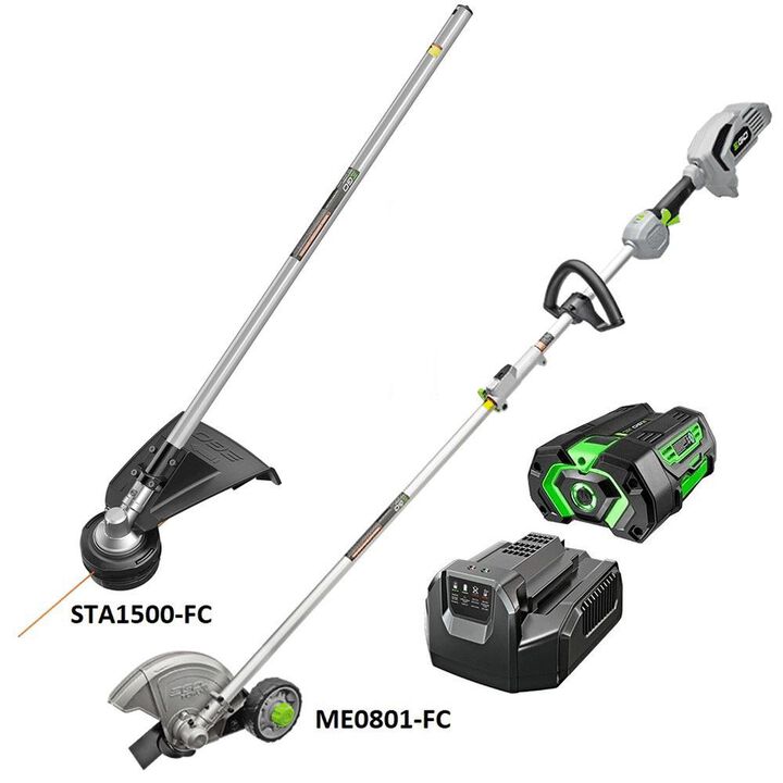 EGO Power+ String Trimmer Attachment and Multi-Head System with Edger Kit Reconditioned Bundle, large image number 1