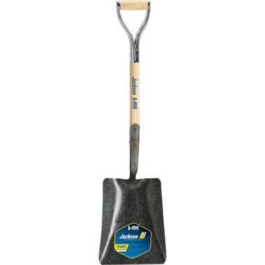 True Temper Square Point Shovel with Solid Shank No-Step and Armor D-Grip, large image number 0
