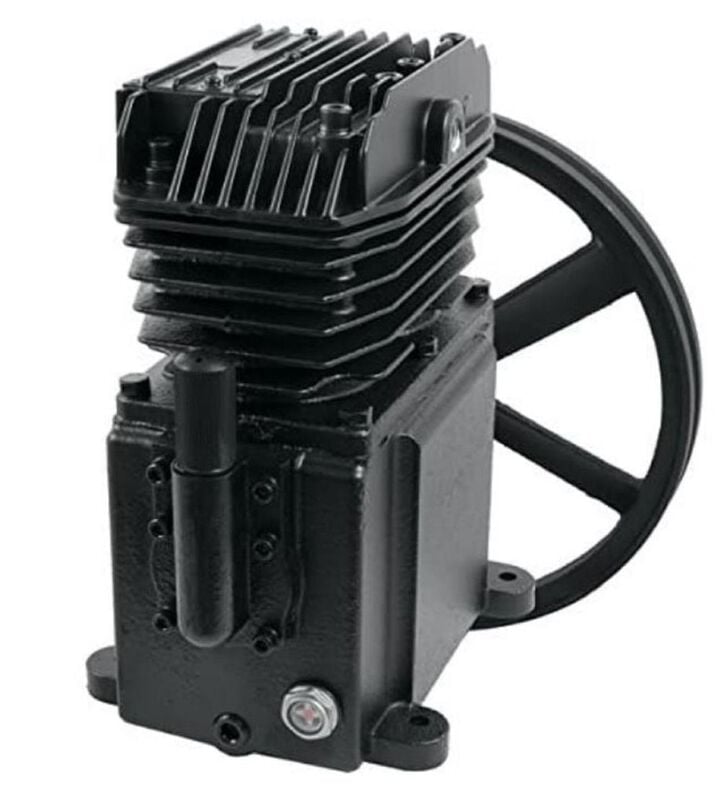 Powermate Universal Replacement Single Stage Inline Twin Cylinder Oil Lubricated Pump 1.9 RHP