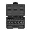 Tekton 3/8 Inch 12 Point Impact Socket Set Case, 15 Pieces (1/4-1 Inch), small image number 1