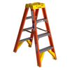 Werner 4-ft Fiberglass 300-lb Type IA Twin-Step Ladder, small