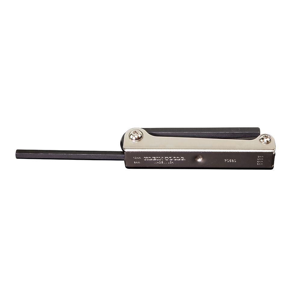 Klein Tools Six-Key Metric Folding Hex Key Set, large image number 8