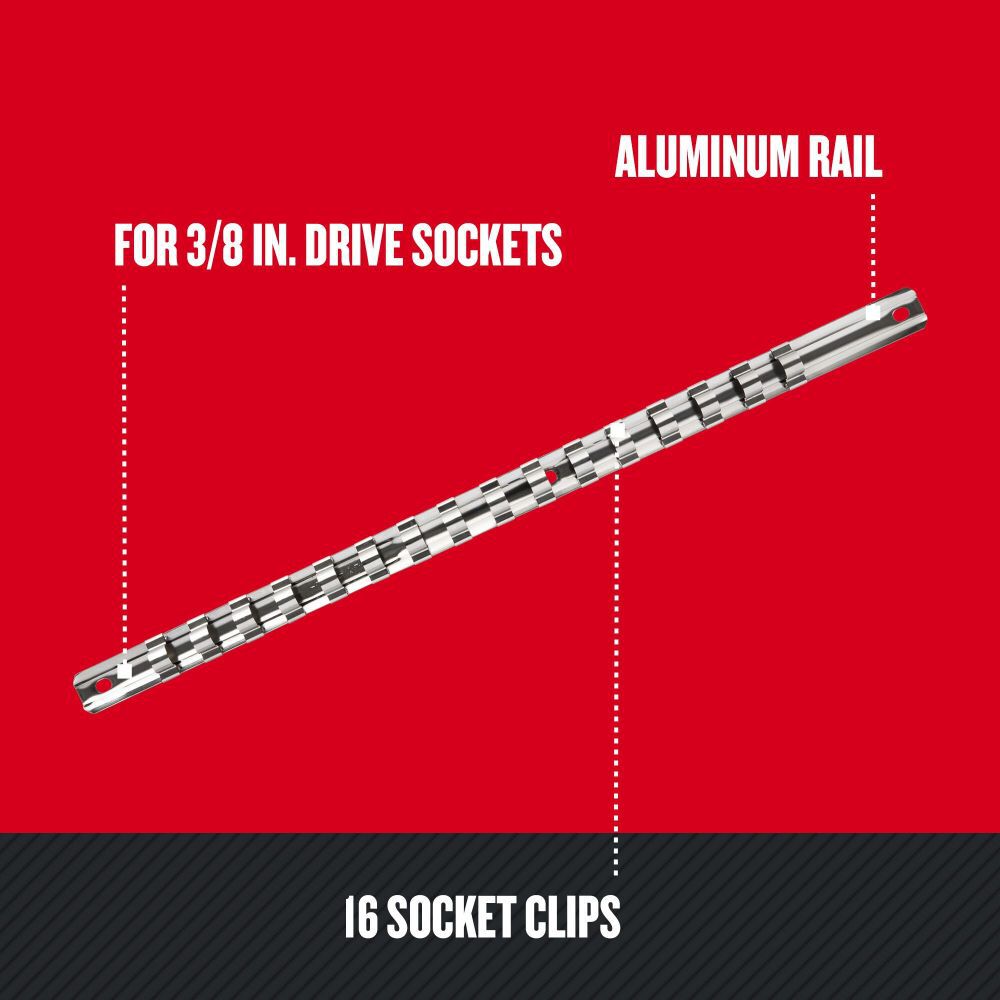CRAFTSMAN 3/8 Inch Drive Aluminum Socket Rail, large image number 3