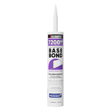 Roberts High-Performance BASE BOND Wall Base Adhesive - 11 Oz. (325 mL)