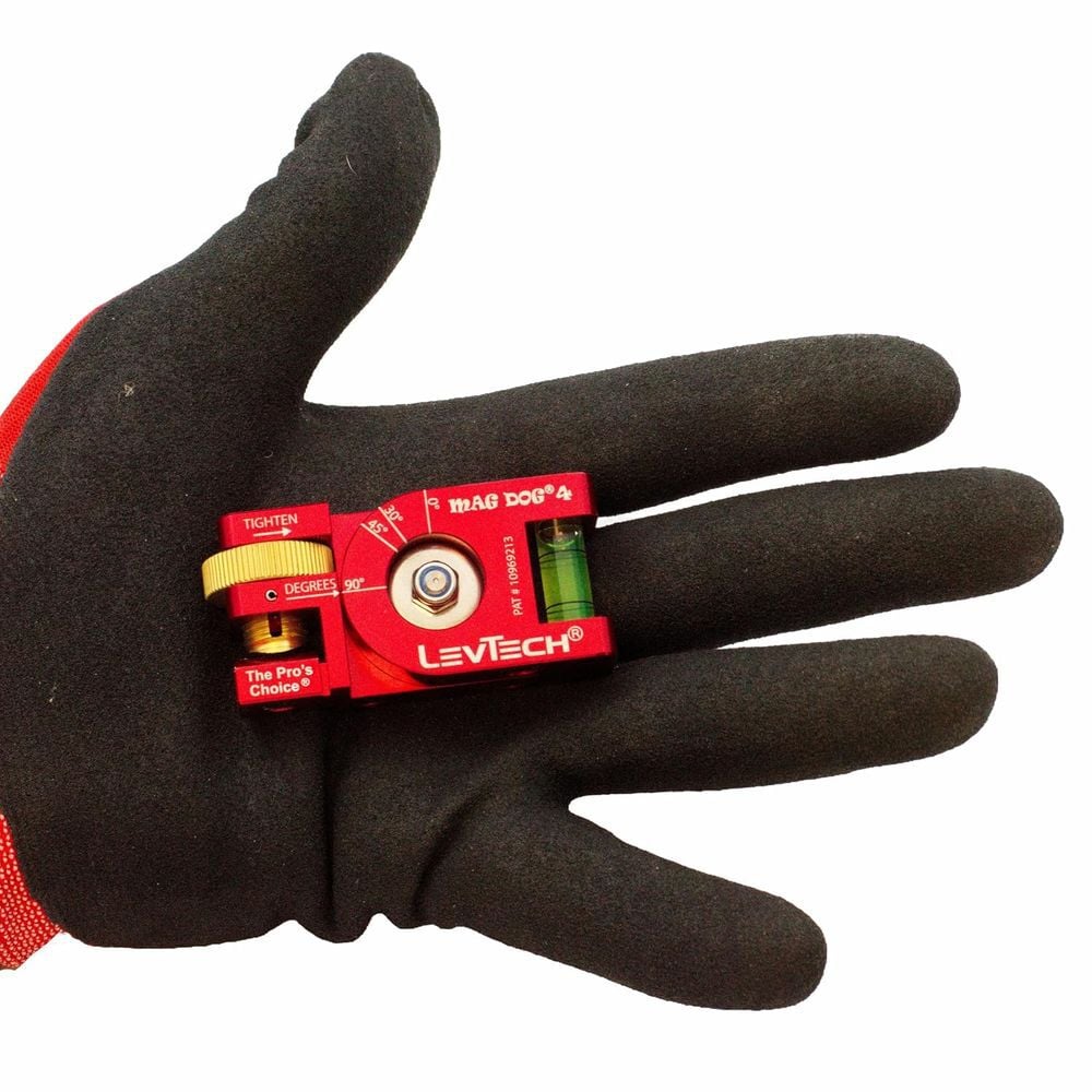 LevTech Mag Dog Red 4-in-1 Conduit Bending Level, large image number 3