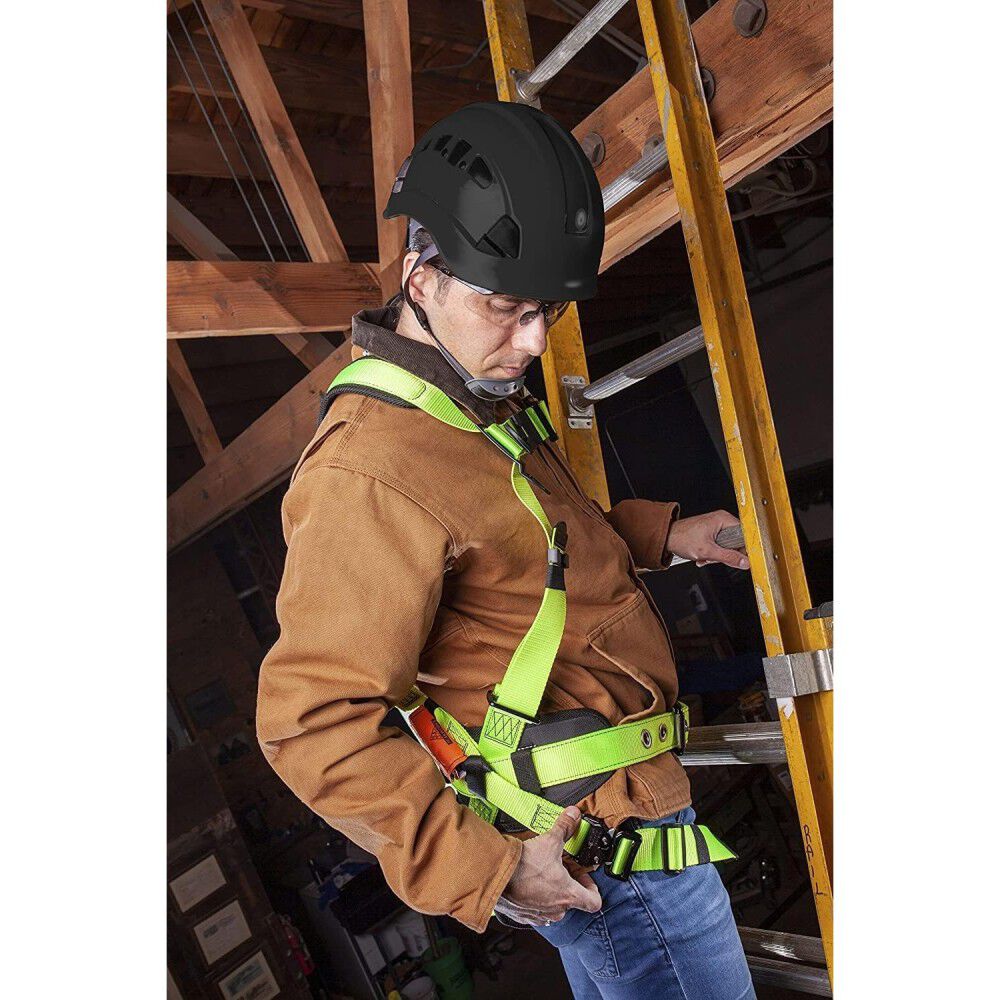 Jackson Safety Industrial Climbing Vented Hard Hat, CH-400 Black, large image number 12