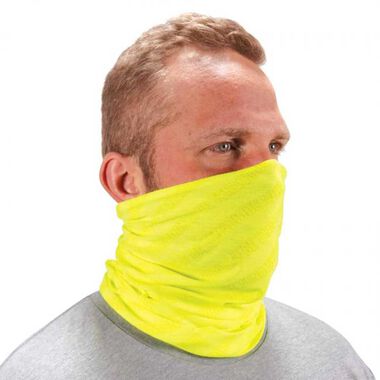 Ergodyne Chill-Its 6485 Face Guard Mask and Neck Gaiter Lime Green, large image number 0