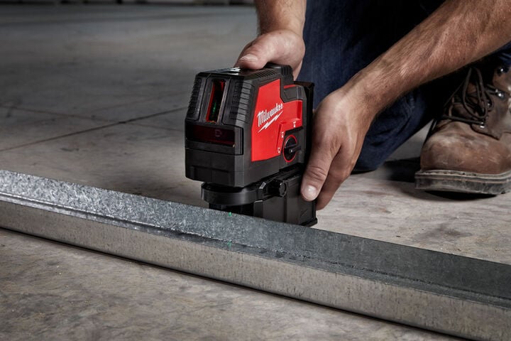 Milwaukee Green Beam Laser Cross Line Plumb Point USB Rechargeable, large image number 13
