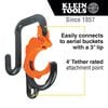 Klein Tools 3 Inch Gated Bucket Hook, small image number 2