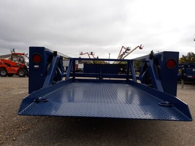 Air-Tow Trailers 8'6in Drop Deck Flatbed Trailer 52in Deck Width - 3500# Capacity, large image number 8
