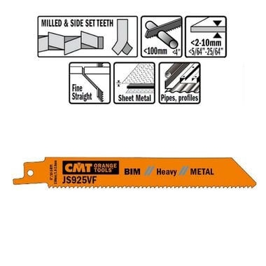 CMT Bi Metal Recip Blade, large image number 0