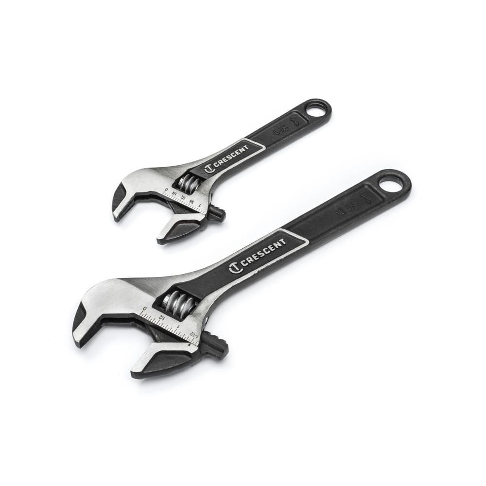 Crescent 2 pc Wide Jaw Adjustable Wrench Set 6in & 10in, large image number 7