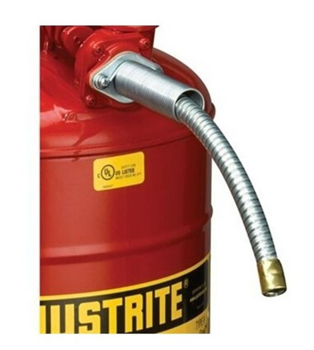 Justrite 5/8 Inch Outside Diameter Replacement Flexible Hose for Type II AccuFlow Safety Cans, large image number 2