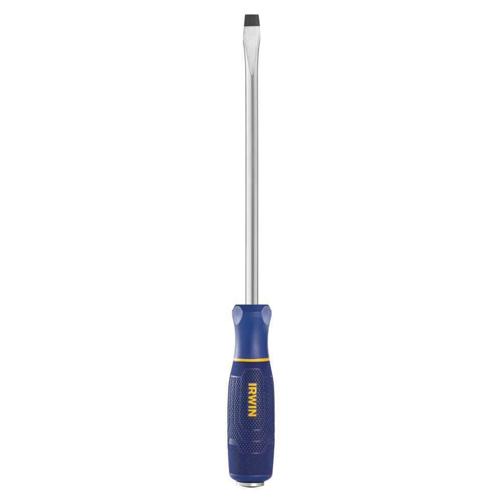 Irwin Torquezone Slotted Demolition Screwdriver, Keystone, 3/8 in x 8