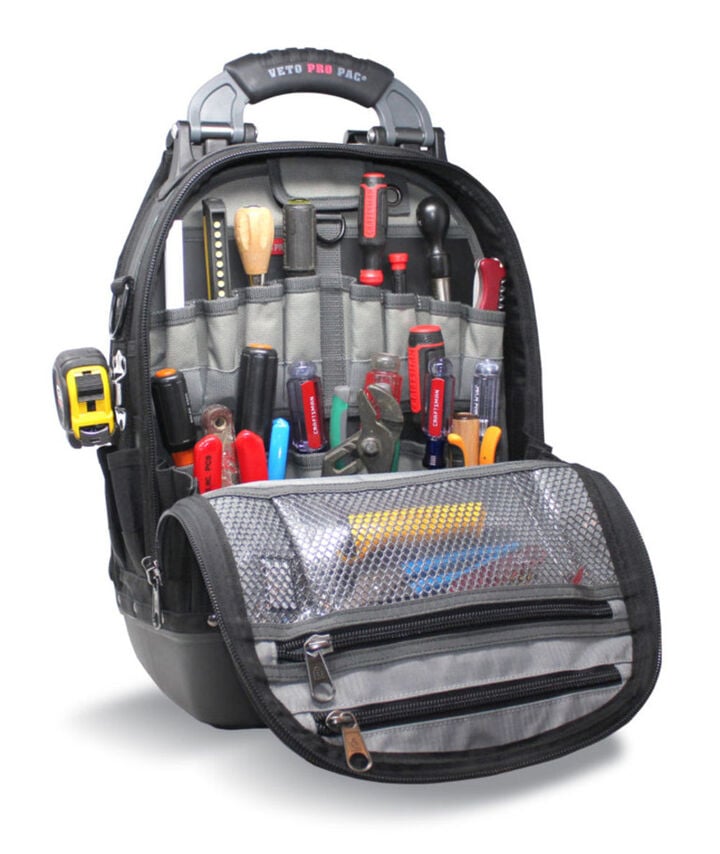 Veto Pro Pac Tech Pac Blackout Large Tool Backpack with Removable Inserts, large image number 1