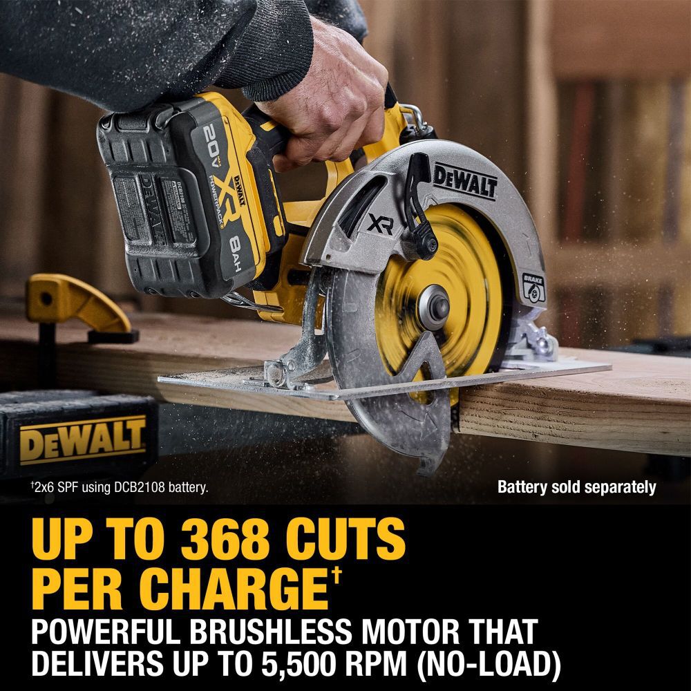 DEWALT 20V MAX XR 7 1 4 Inch Circular Saw Bare Tool DCS590B Acme Tools