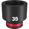 Milwaukee Impact Socket 1/2in Drive 35mm Standard 6 Point, small image number 1
