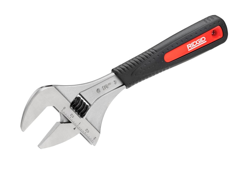 Ridgid 10 Inch Super Wide Capacity Slim Jaw Adjustable Wrench, large image number 6